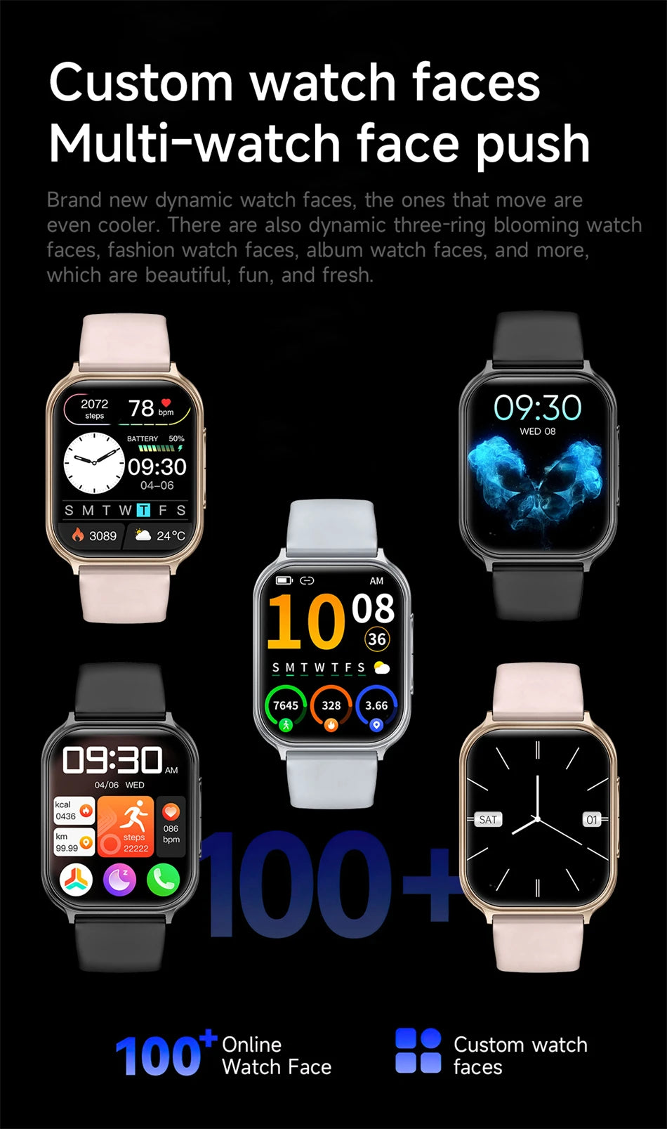 Smartwatch 2026 con pantalla AMOLED 1,83", batería 700 mAh y llamadas Bluetooth