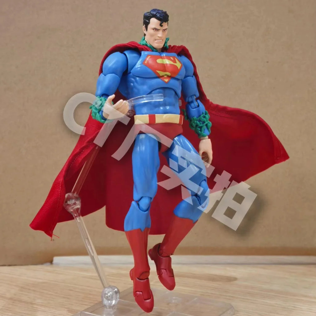 Figura de Acción Articulada CT MAFEX No.117 Superman (Hush) DC Comics Liga de la Justicia, Modelo Coleccionable para Adultos