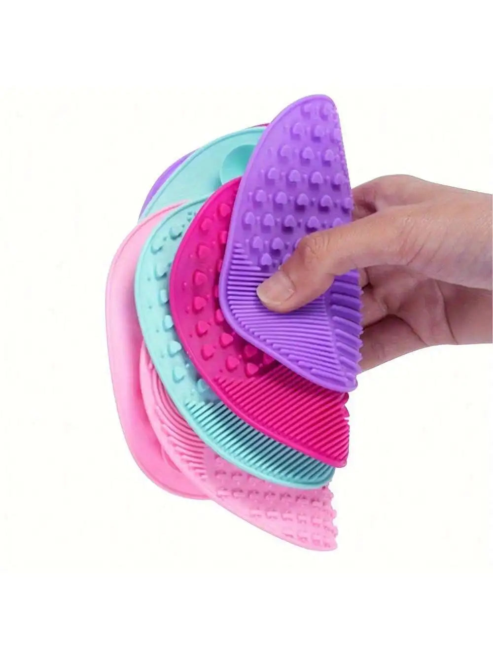 Práctico almohadilla de limpieza, almohadilla de limpieza de brochas de maquillaje de silicona, almohadilla de agente de limpieza de brochas de maquillaje, almohadilla de limpieza de brochas de maquillaje