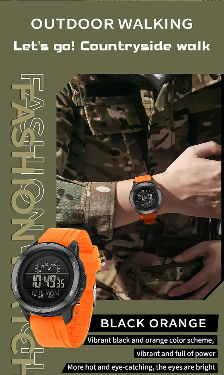 Reloj Deportivo Digital SANDA con Correa de Nailon y Alarma