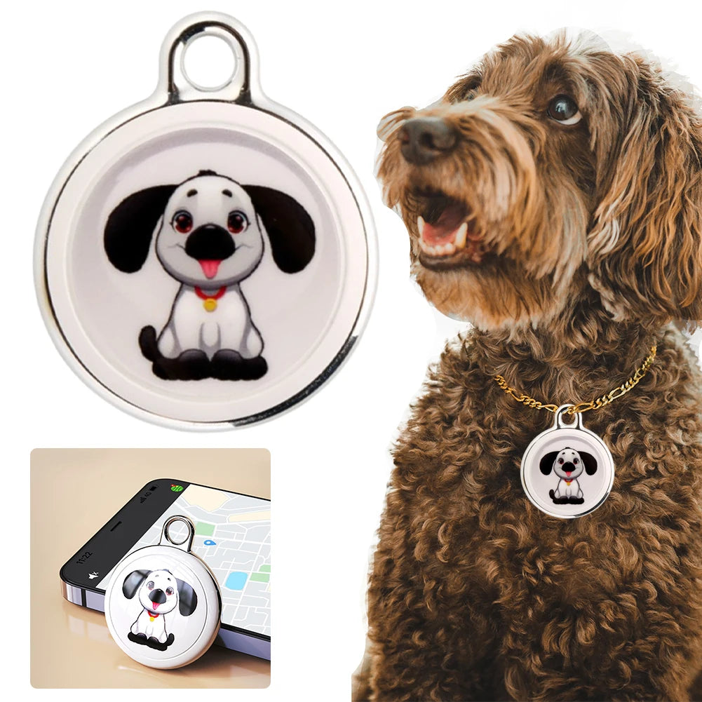 Localizador GPS antipérdida, dispositivo de seguimiento GPS compatible con Bluetooth, rastreador de actividad inteligente resistente al agua para perros y gatos