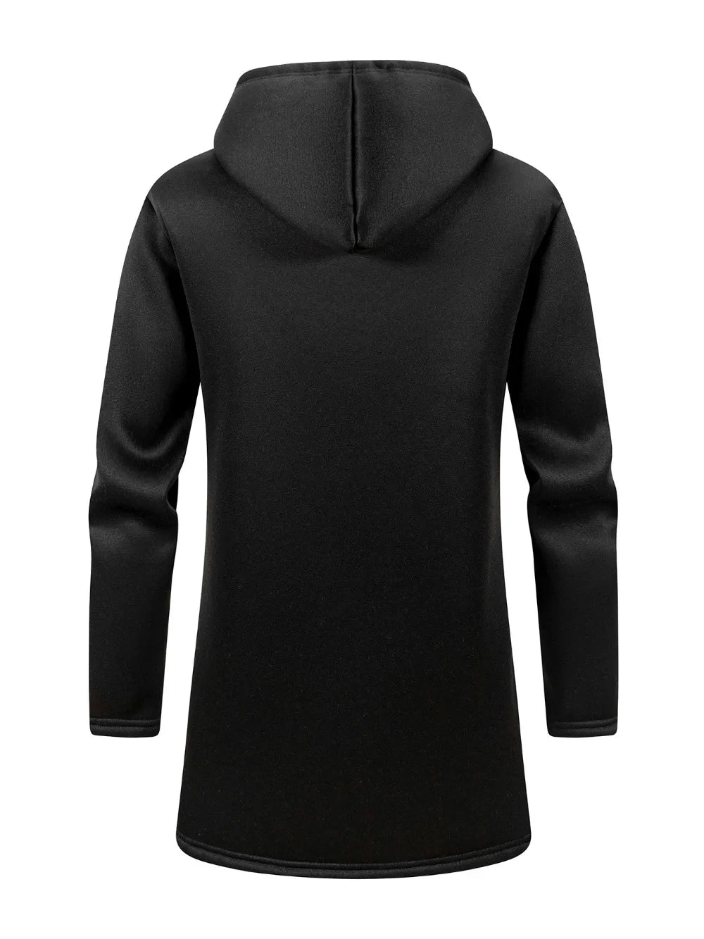Chaqueta con Capucha Gruesa para Hombre, Cremallera, Abrigo de Invierno