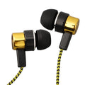Experimente graves potentes con auriculares internos con cable, auriculares estéreo de 3,5 mm para dispositivos móviles, diseño con aislamiento de ruido