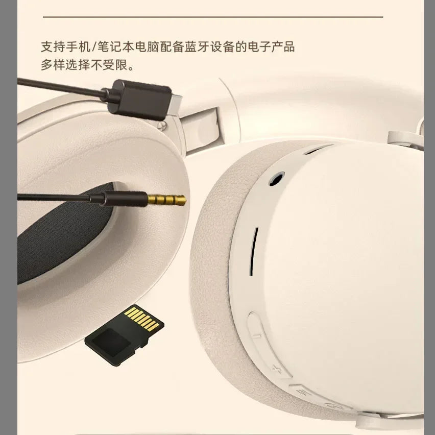 Auriculares Inalámbricos Bluetooth 5.3 HIFI con Micrófono y ANC