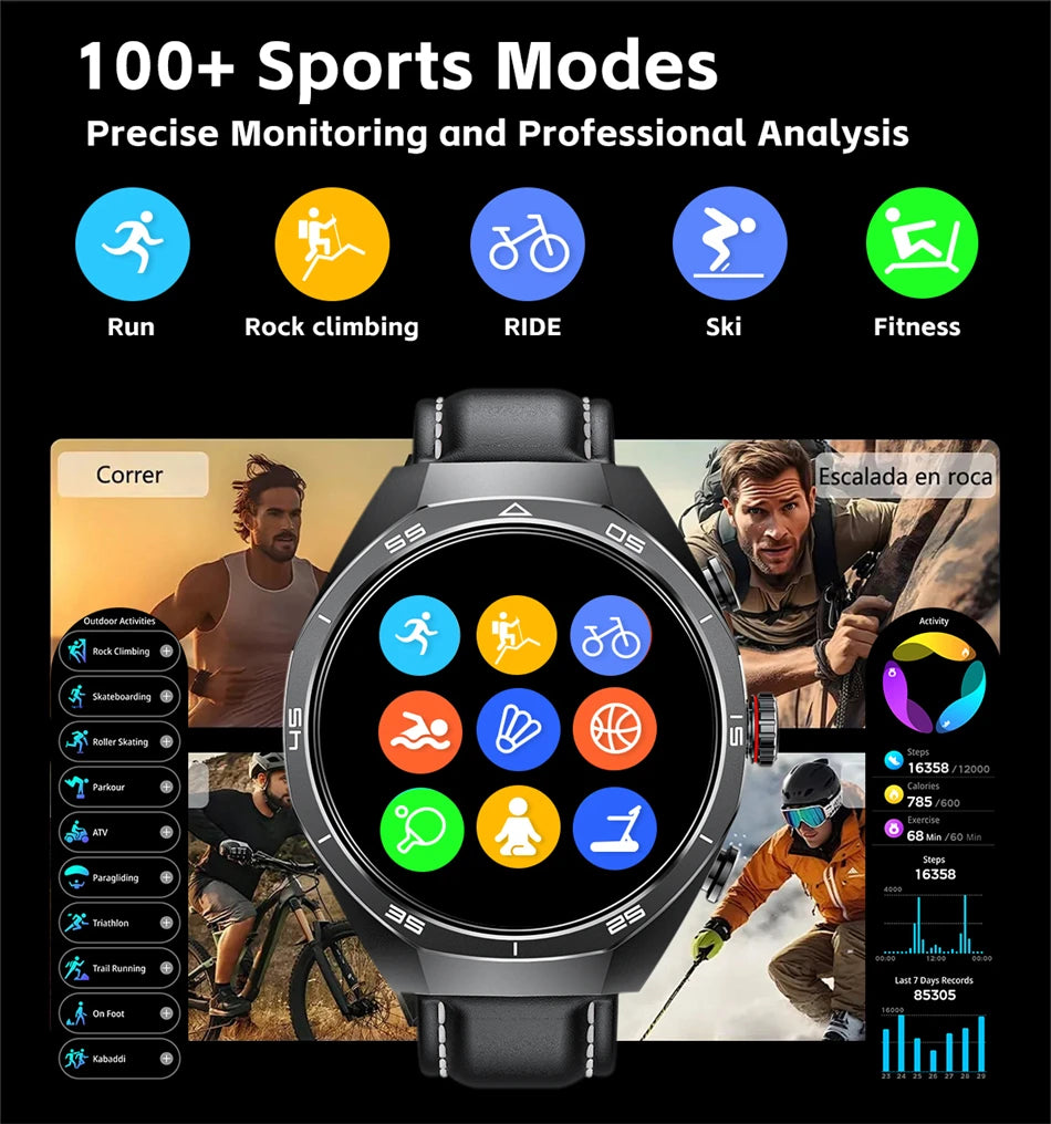 Smartwatch LIGE 2 en 1 con auriculares TWS, llamadas Bluetooth y monitor de salud