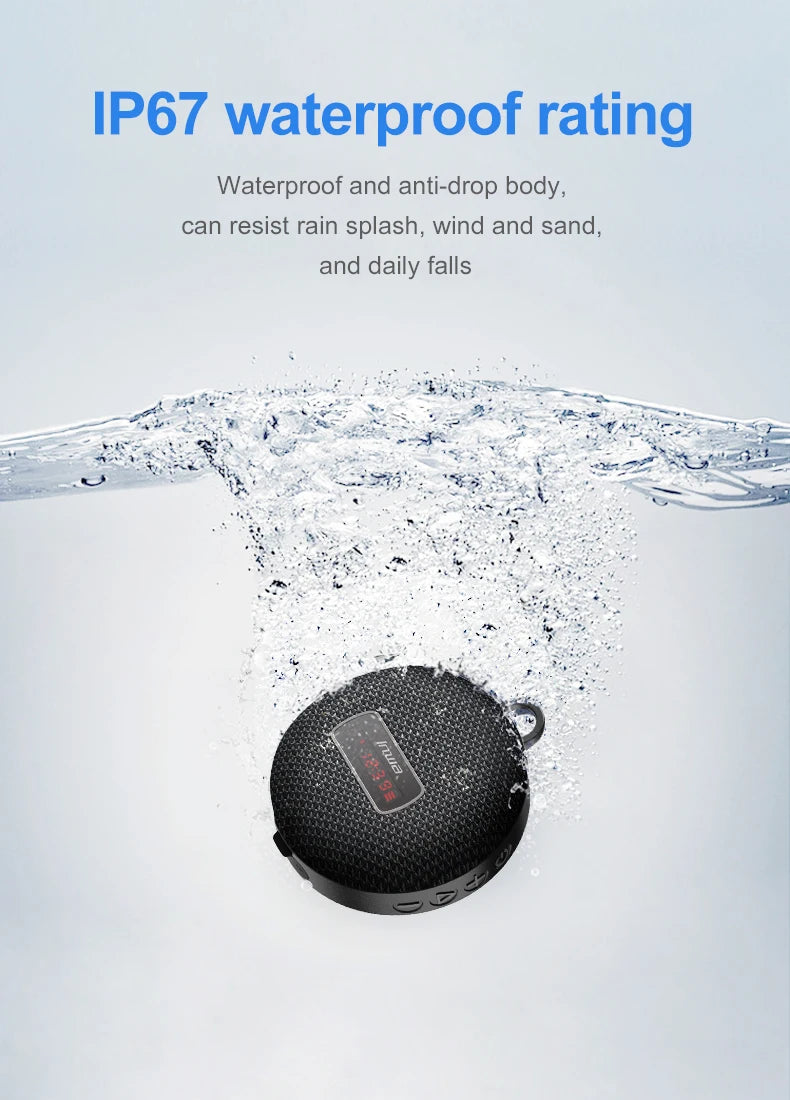 Altavoz Bluetooth inalámbrico para bicicleta, Mini Subwoofer portátil resistente al agua, Caja De Som, caja De sonido, música, Bocina, Coluna Blootooth