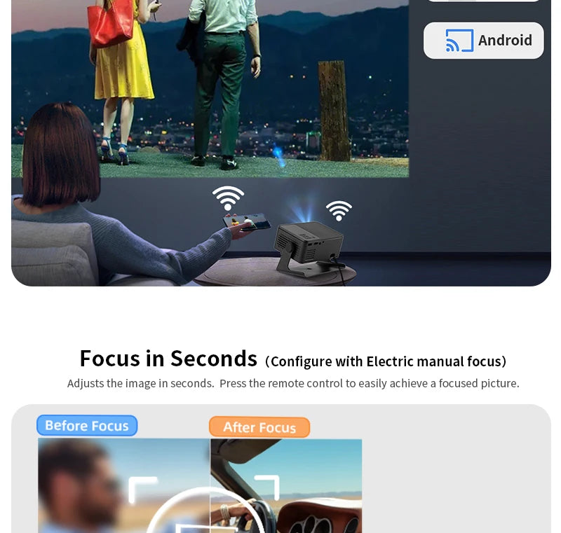 AUN A32 Pro Android 13 proyector portátil cine en casa MINI juegos para niños proyectores LED 3D WIFI para teléfono 4K Video 1080P