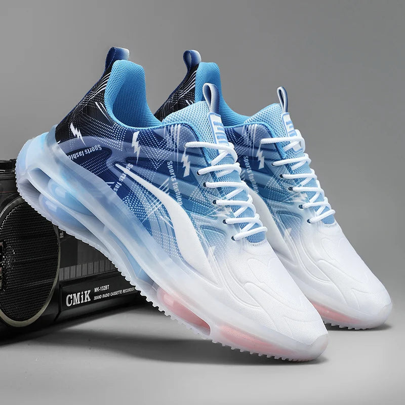 Zapatillas de baloncesto de moda para hombre, con amortiguación de aire, cómodas y antideslizantes, transpirables y que absorben los golpes, adecuadas para actividades al aire libre para hombres