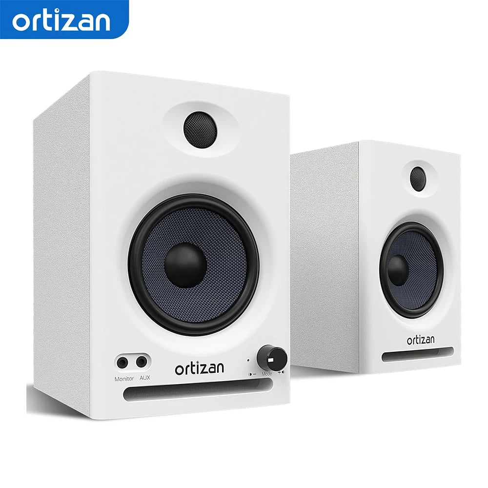 Ortizan Altavoces de Estantería Monitores de Estudio