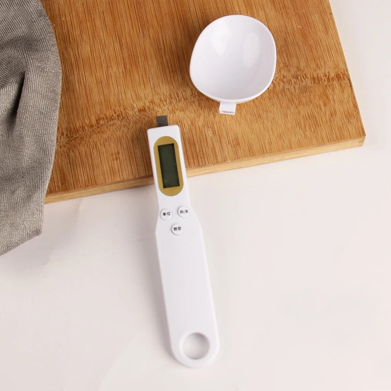 Cuchara de pesaje, báscula, herramienta de cocina casera, medición electrónica de café, alimentos, harina en polvo, hornear, medición Digital LCD ajustable