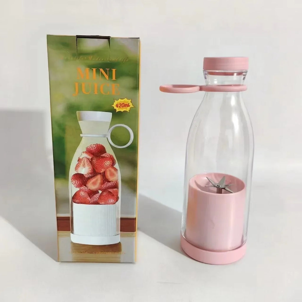 Licuadora Portátil 420ml con 6 Cuchillas para Batidos