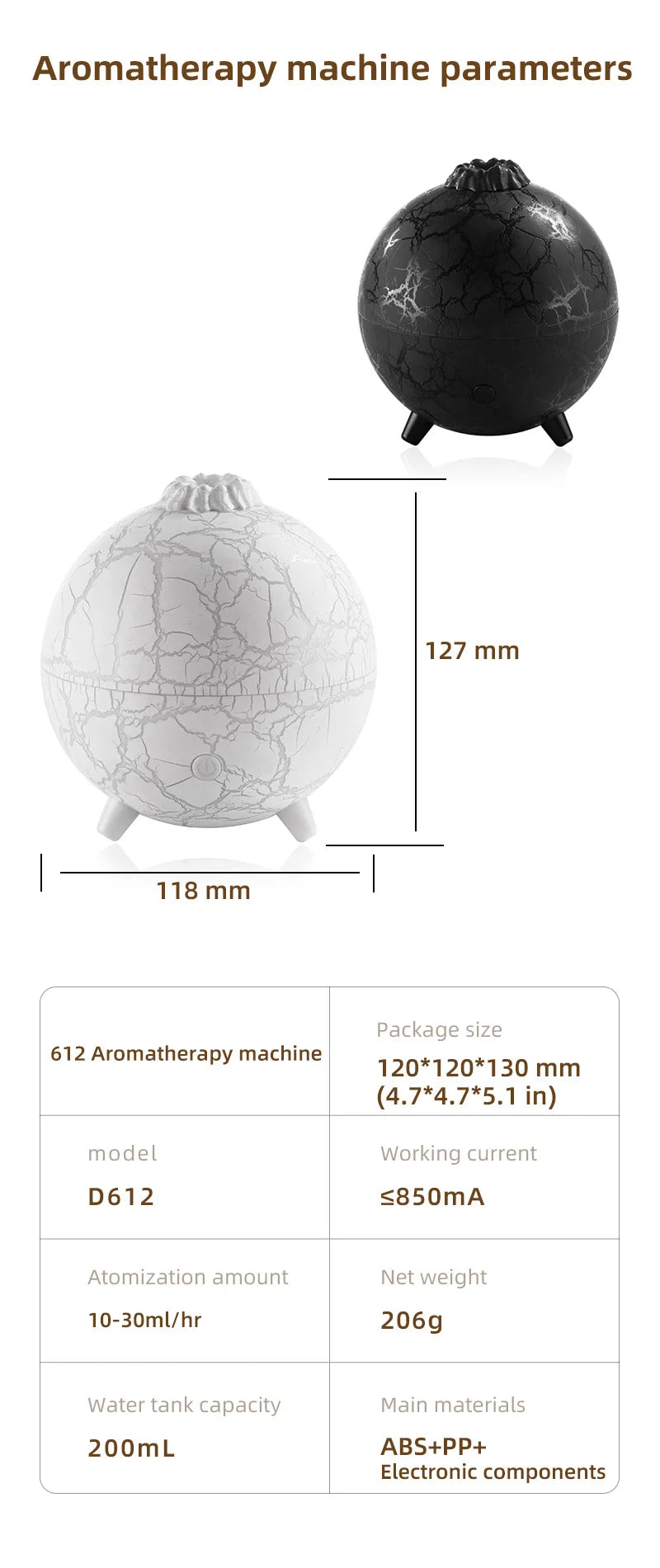 Lámpara Planet Humidificador USB 200ml