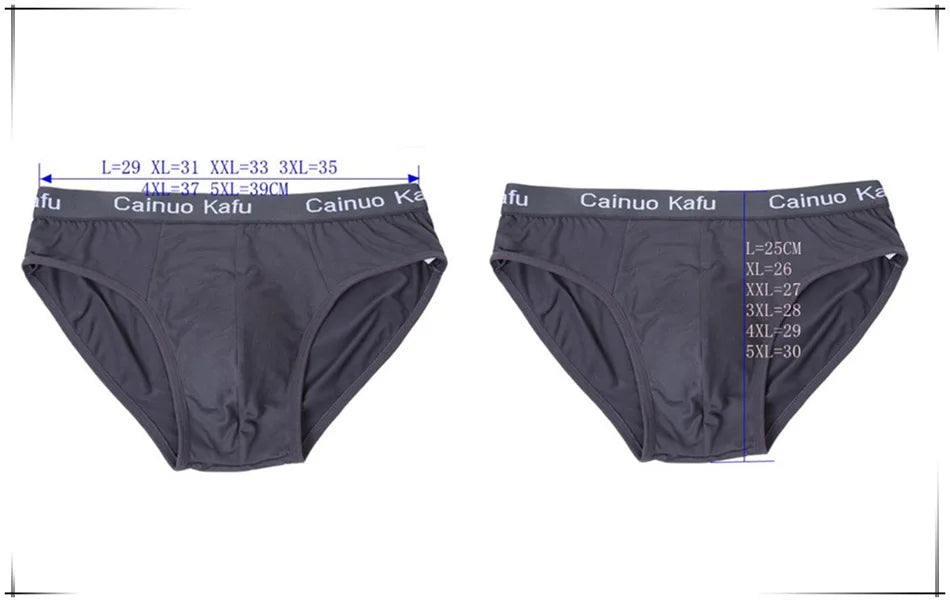 Pack 3 Calzoncillos de Fibra de Bambú Sedosa para Hombre