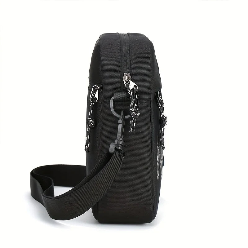 Bolso Cruzado de Lona Oxford para Hombre, Ligero y Elegante