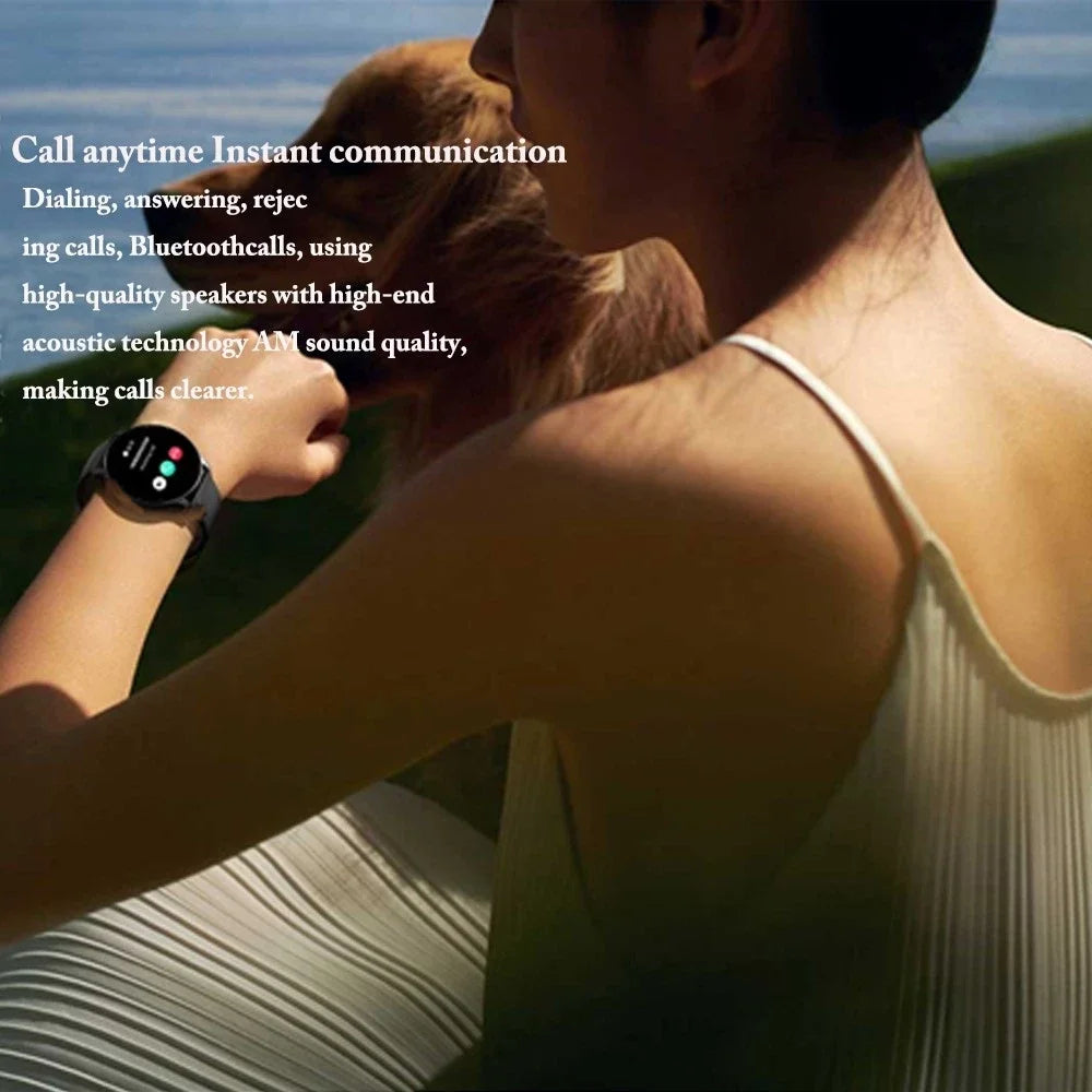 LAXASFIT Reloj Inteligente Táctil Bluetooth