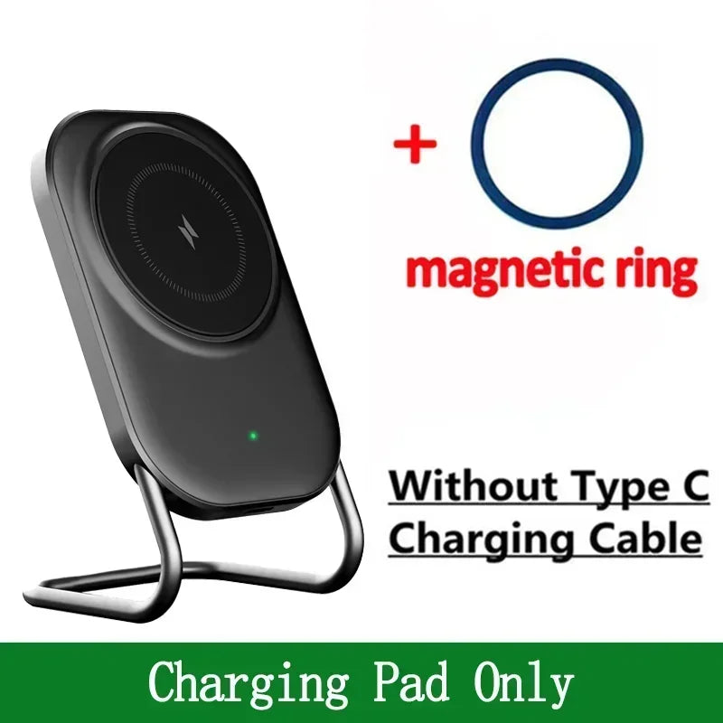 Cargador Inalámbrico Magnético de Escritorio, Soporte para Teléfono Celular, Estación de Carga Rápida para Magsafe iPhone 17 16 15 14 13 Pro Max