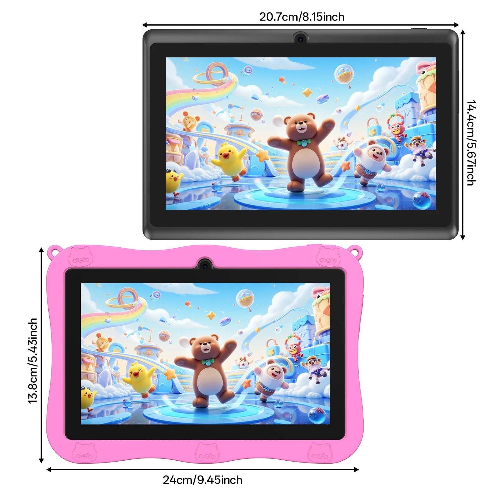 Tableta Nueva y Mejorada 2026: Sistema Operativo Android 13.0, 4GB (2+2) de RAM + 32GB de ROM + 1TB de Memoria Expandible, Batería de 3,500mAh