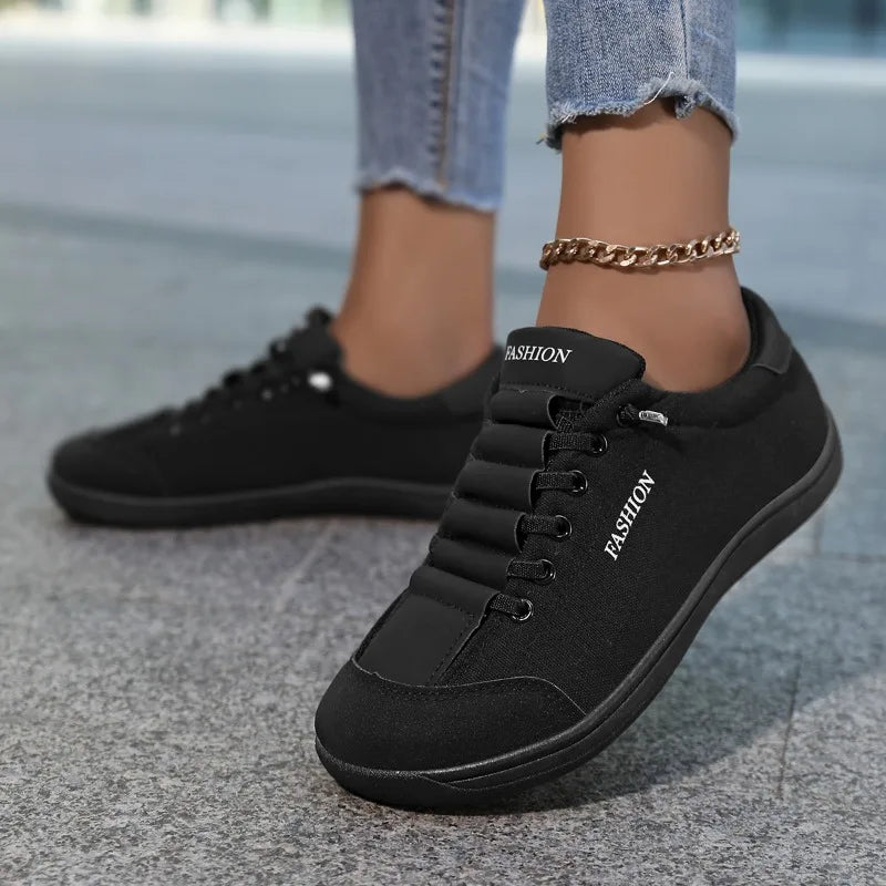 Zapatos de lona sin cordones unisex, ligeros y antideslizantes