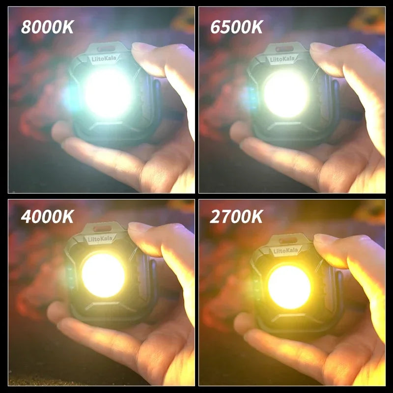 Linterna de Trabajo LED COB 500LM LiitoKala Recargable Tipo C