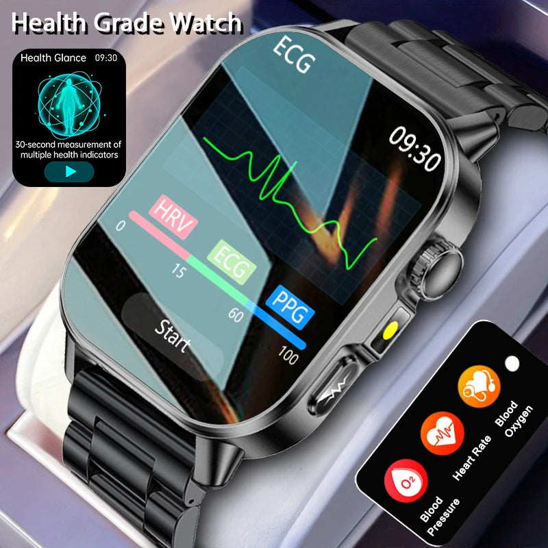 Reloj Inteligente IA ECG+PPG Lipidos NFC