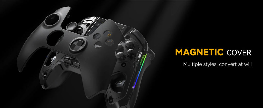 Controlador de juegos inalámbrico Mamba One V2 para iOS/Android/Switch/PC efecto Hall Stick luz RGB 1800mAh con base de carga