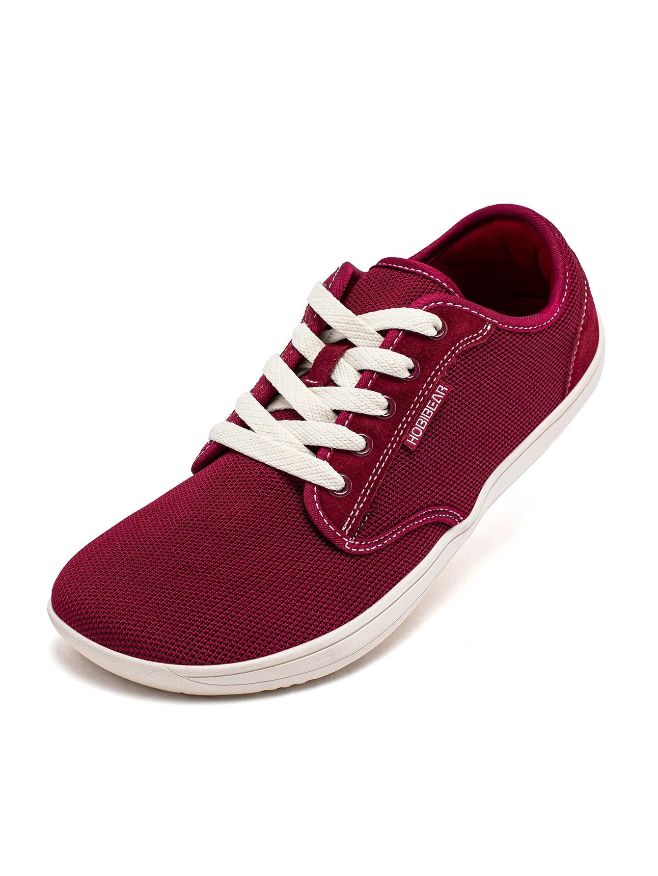 HOBIBEAR Zapatos minimalistas descalzos Unisex Punta ancha Zero Drop Zapatillas para caminar Zapatos ligeros y transpirables de malla