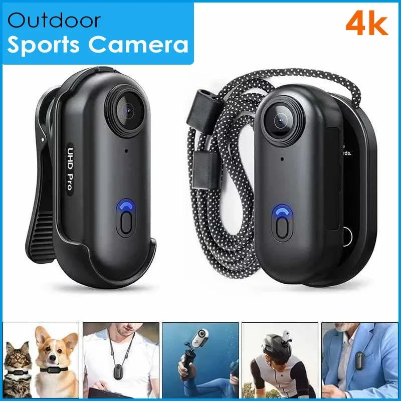 Cámara Multifunción 4K WiFi Impermeable para Deportes