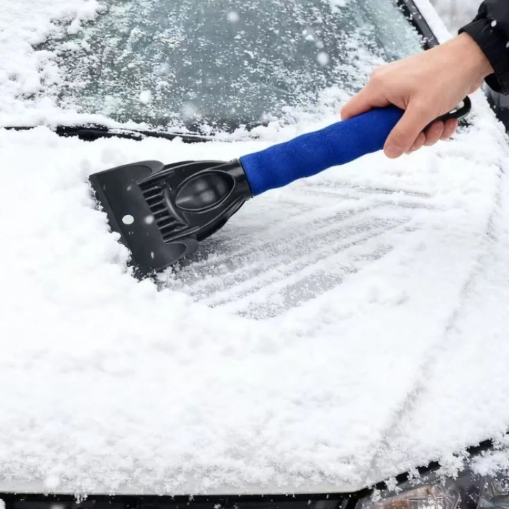 Pala de nieve para parabrisas de coche, herramienta raspadora para limpieza de ventanas y puertas de coches de invierno, accesorios de limpieza automática