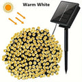 Cadena de Luces LED Solar para Jardín Exterior Decorativa