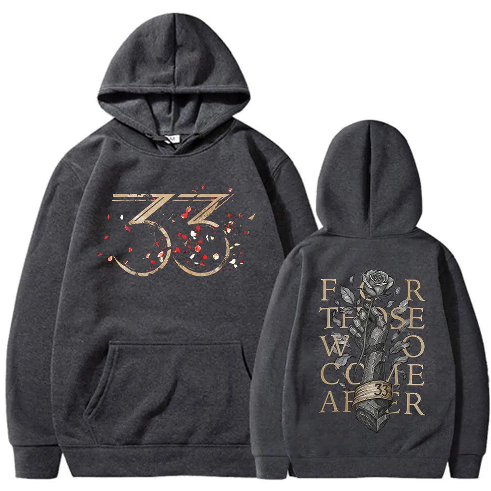 Sudadera con Capucha Clair Obscur Expedition 33, Ropa de Calle