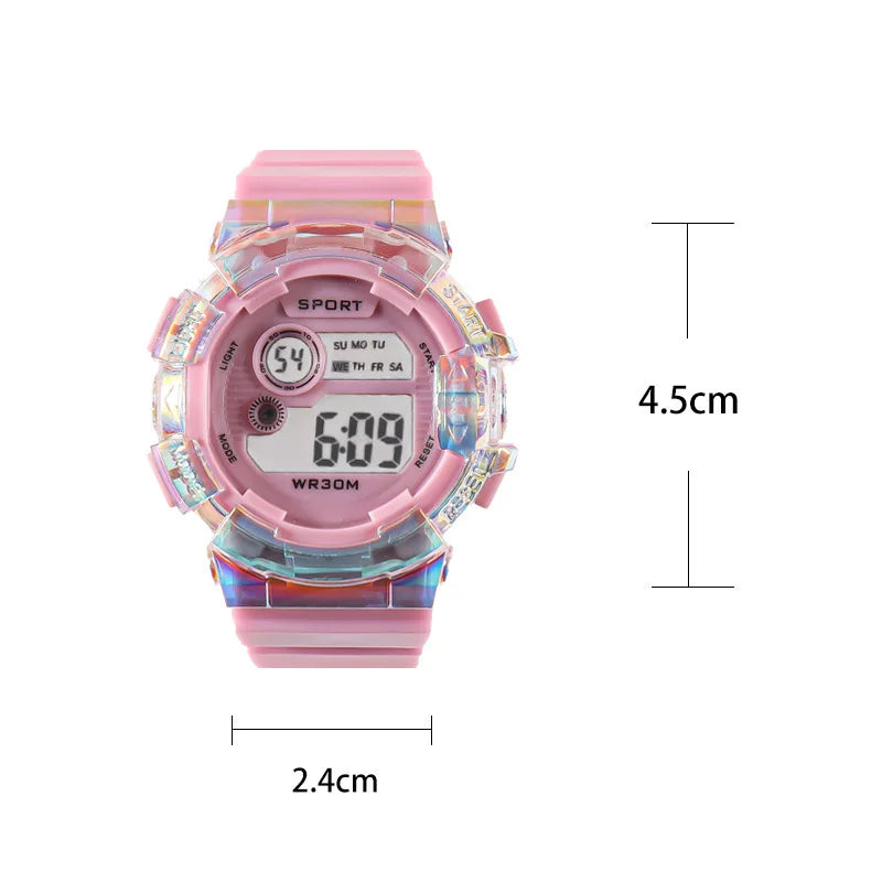 Reloj Digital LED Infantil Deportivo con Alarma