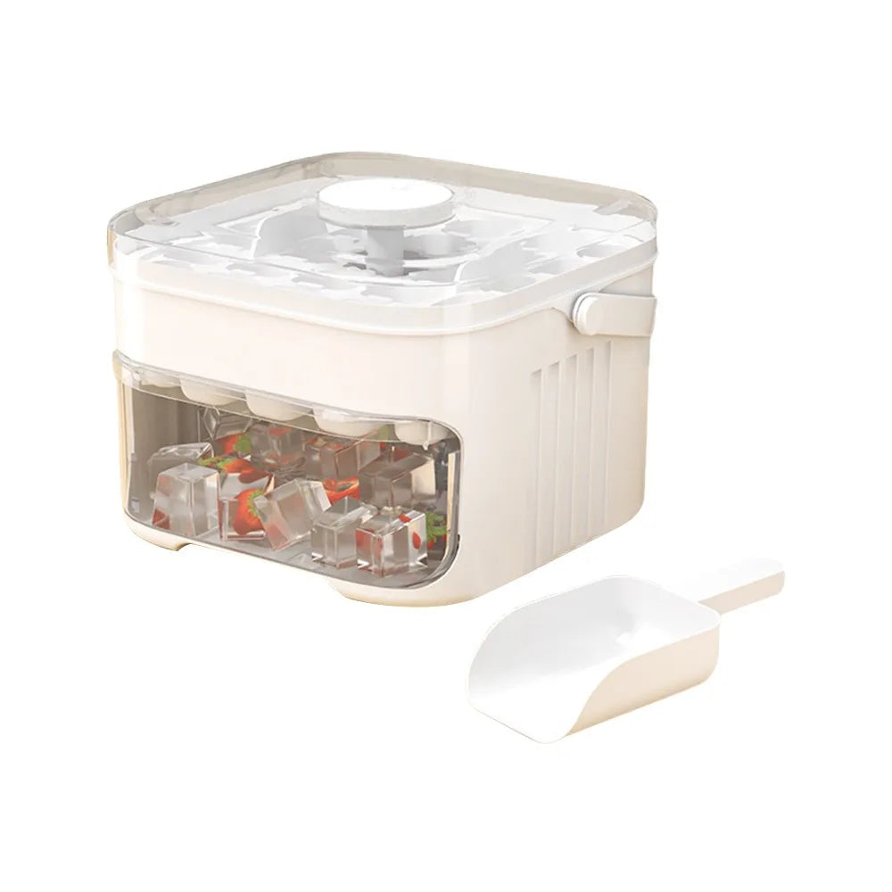Máquina para Hacer Cubitos de Hielo 50 Cubos Doble Capa