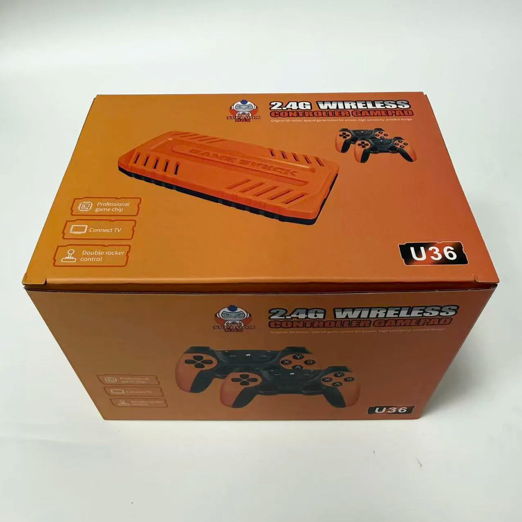 U36 - Mando de Videojuegos Retro Inalámbrico, Consola de Videojuegos para el Hogar, Entretenimiento en el Hogar, Más de 50000 Juegos, 128 GB, Regalos para Niños
