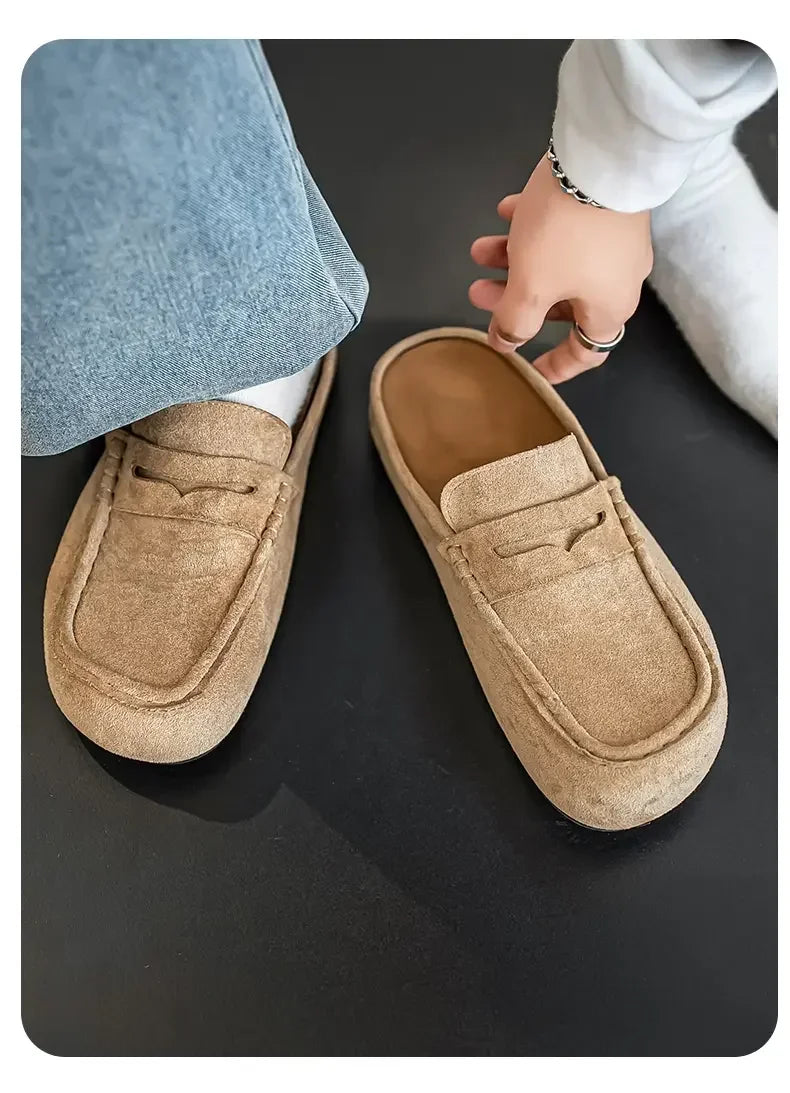 Pantuflas unisex tipo mule antideslizantes para interior y exterior