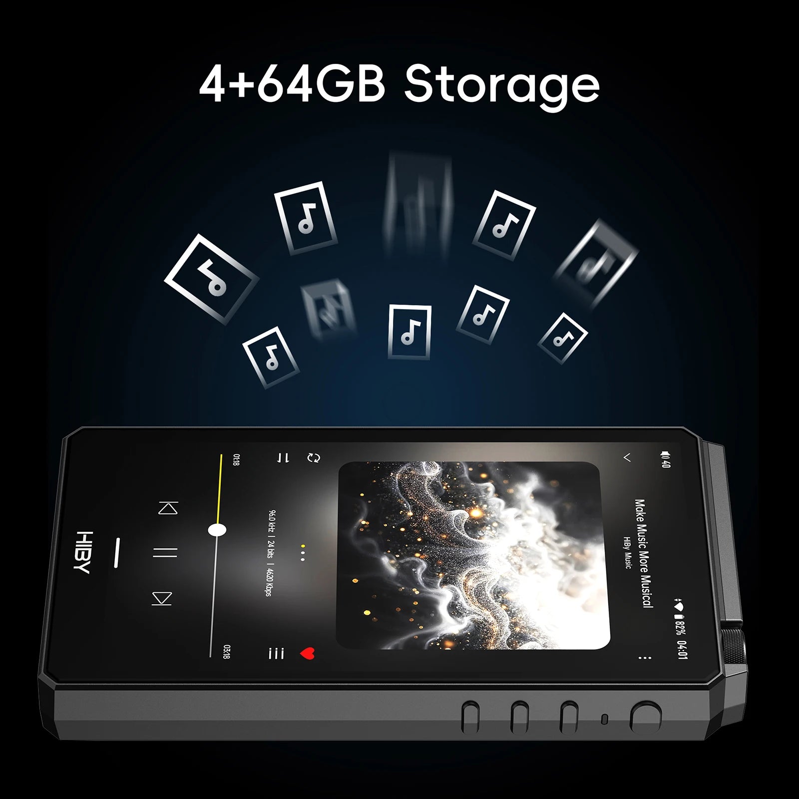 HiBy R6III 2025 / R6 Gen 3 Reproductor de Música Android 12 MP3 USB DAC HIFI WiFi Bluetooth 5.0 CS43198 *4 MQA16x DSD512 PCM768 4500mAh