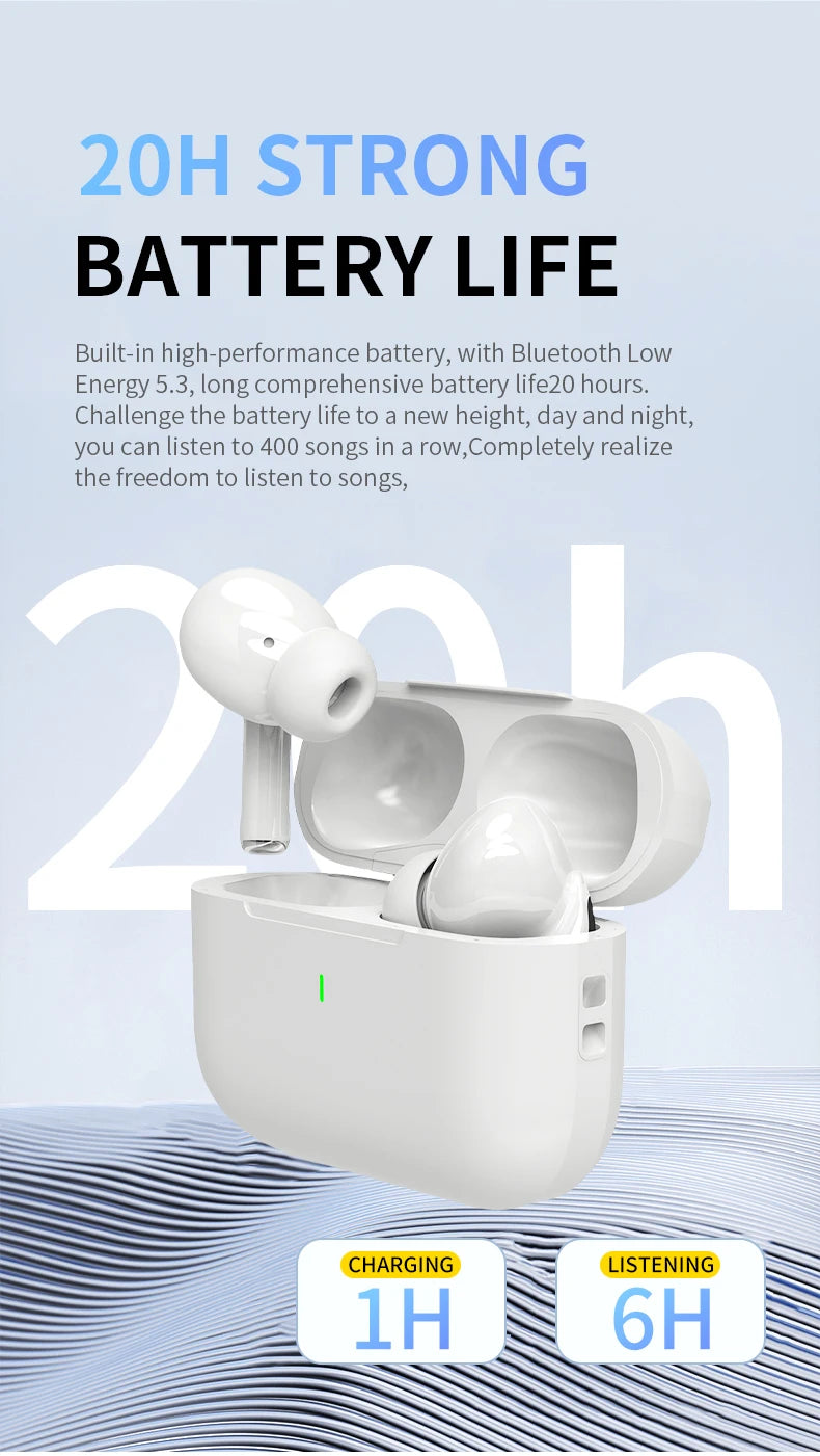 Auriculares Bluetooth TWS HiFi con Micrófono y Estuche de Carga