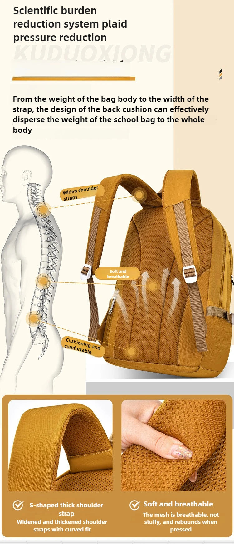 Mochila de escuela secundaria primaria, mochilas escolares para adolescentes, mochila para estudiantes de secundaria, mochila de viaje deportiva de gran capacidad para hombre