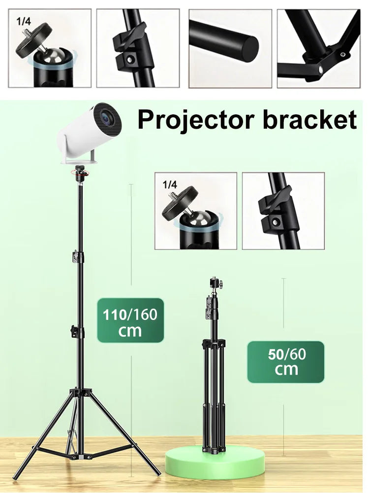 Soporte trípode portátil DITONG para proyector, altura ajustable 110-160 cm