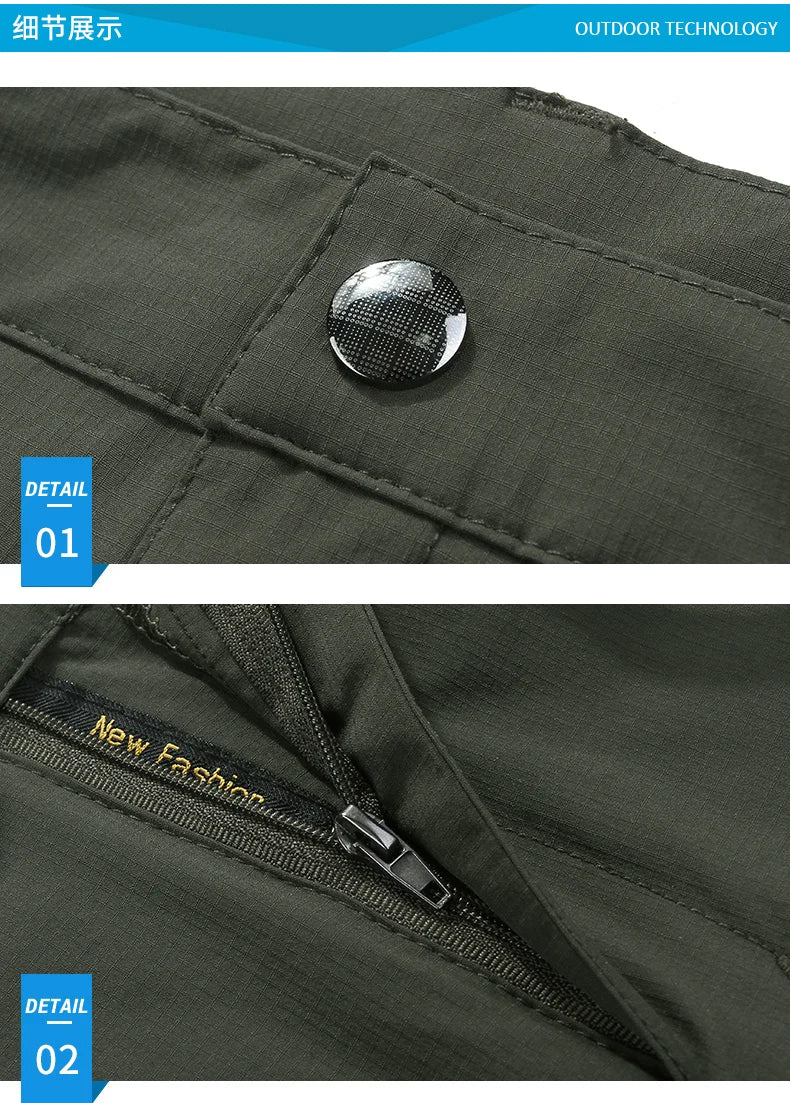 Pantalones elásticos de secado rápido para exteriores para mujer, pantalones de senderismo, talla grande, tela de nailon repelente al agua y resistente al desgaste, adecuados para uso diario en el trabajo y actividades al a