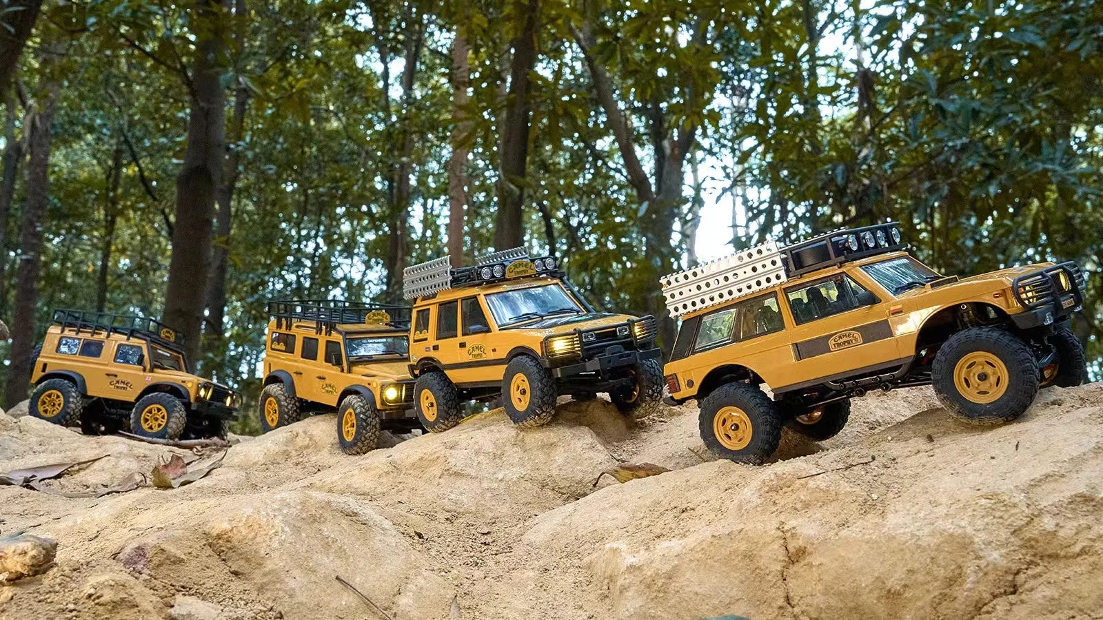 Auto de Control Remoto FMS Land Rover 1/24 Todo Terreno RC