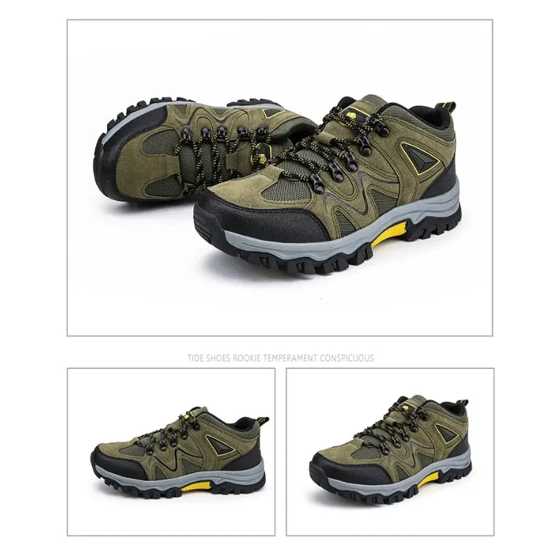 Zapatillas de senderismo para hombre antideslizantes y transpirables