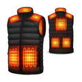 Chaleco calefactor eléctrico USB para hombre, ropa de invierno, para esquí, con almohadilla térmica, interfaz USB, chaleco cálido de invierno