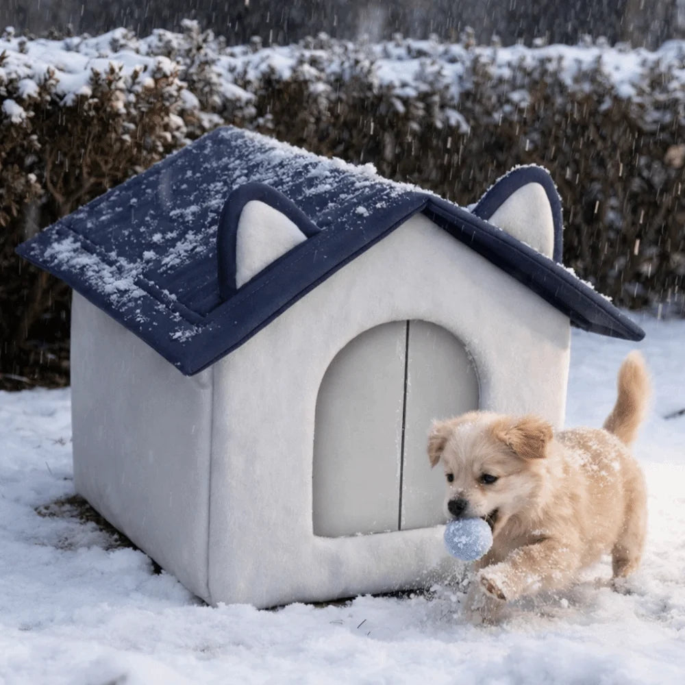 Refugio Aislado para Gatos de Exterior — Impermeable y Resistente