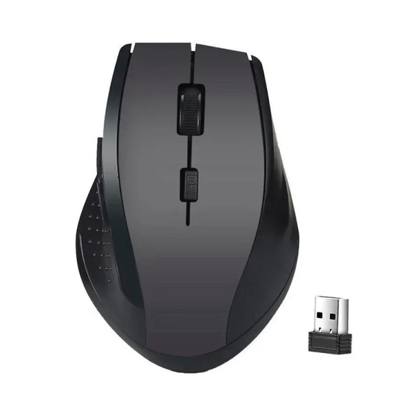 Ratón inalámbrico de 2,4 Ghz para ordenador, ratón para juegos de PC con receptor USB, accesorios para ordenador portátil