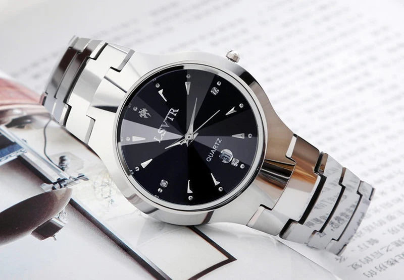 Reloj de Pareja YIKAZE Acero Inoxidable Resistente Agua