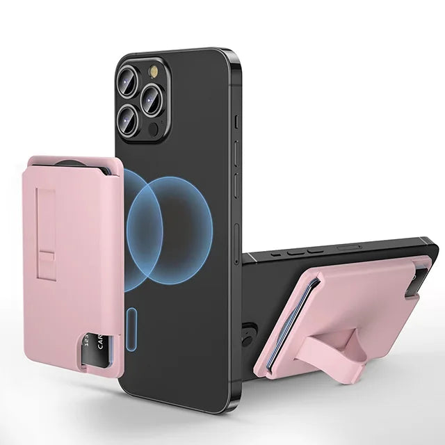 Funda Magnética 2 en 1 con Tarjetero para iPhone 16 15 14 Pro Max 13