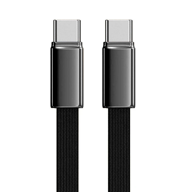 Cable USB-C a USB-C 120W Carga Rápida Trenzado de Nailon