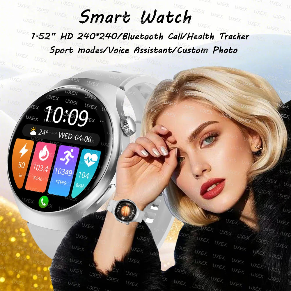 Reloj Inteligente Pro HD 1.52 Asistente de Voz