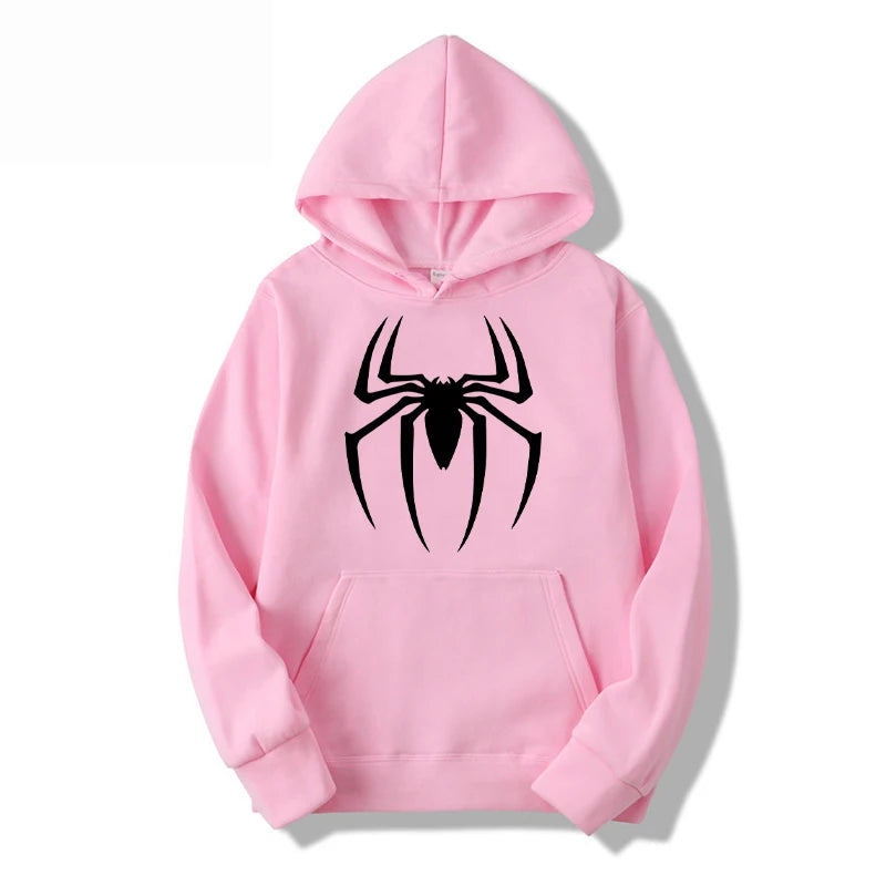 Hoodie Estampado Araña para Hombre | Buzo con Capucha Urbano