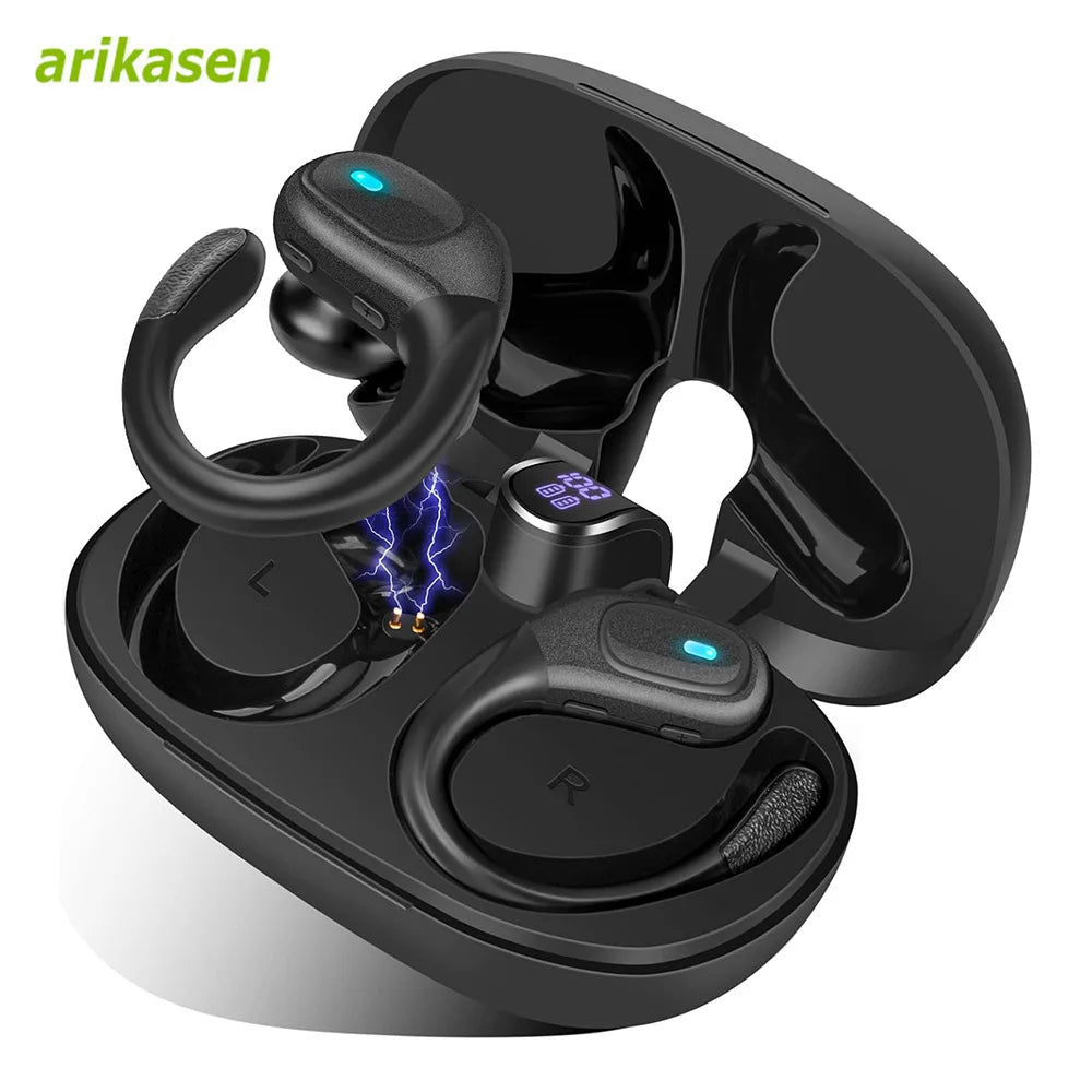 Auriculares TWS LED Resistentes al Agua Deportivos